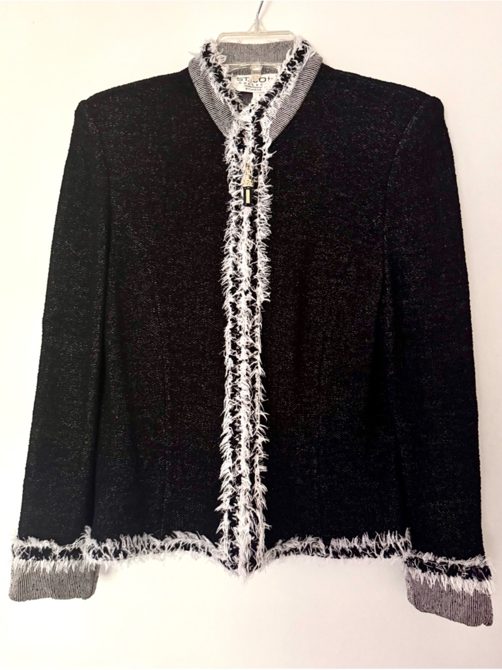 St. John Collection zip front jacket Size 8